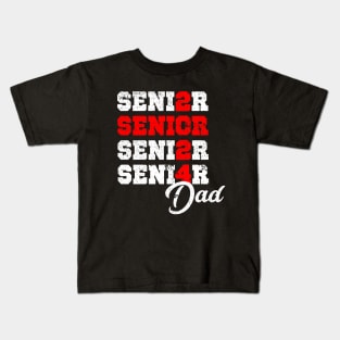 Proud Senior Dad 2024 Senior 2024 Dad Class Of 2024 Father Kids T-Shirt